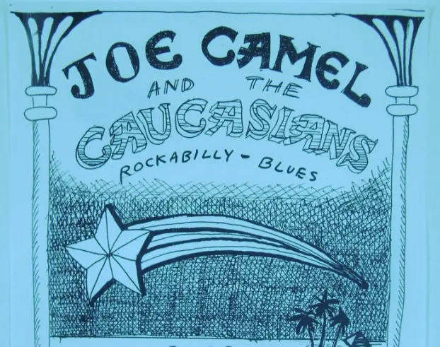 Cider Shed Live Music; Joe Camel and the Caucasians Logo