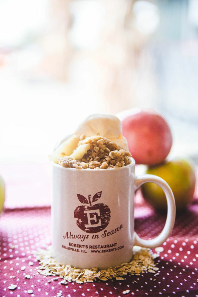 Apple Crisp for One in Eckert's Mug