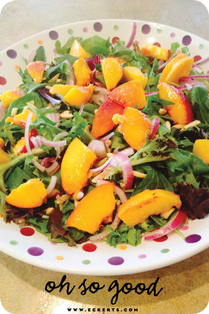 Grilled Peach Salad