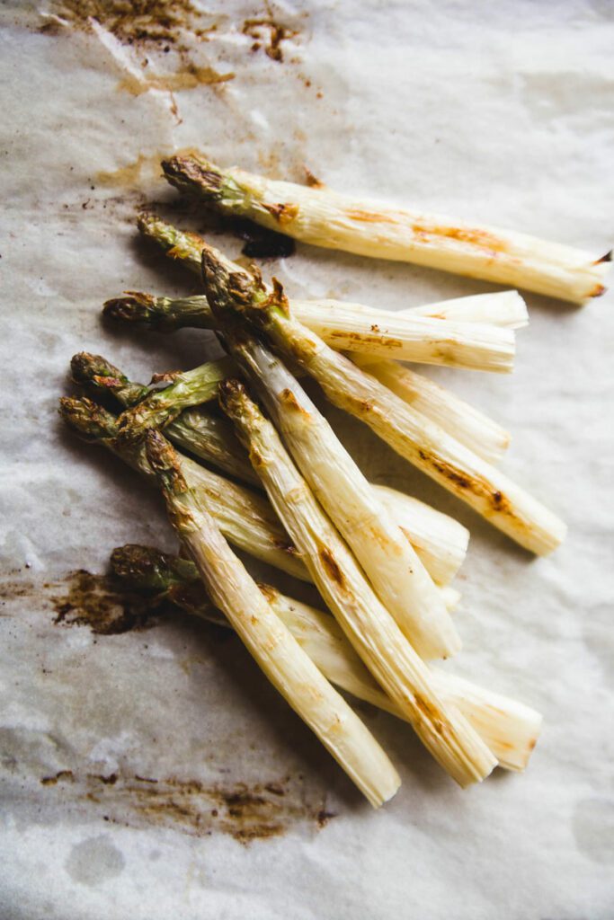 Over Roasted Asparagus