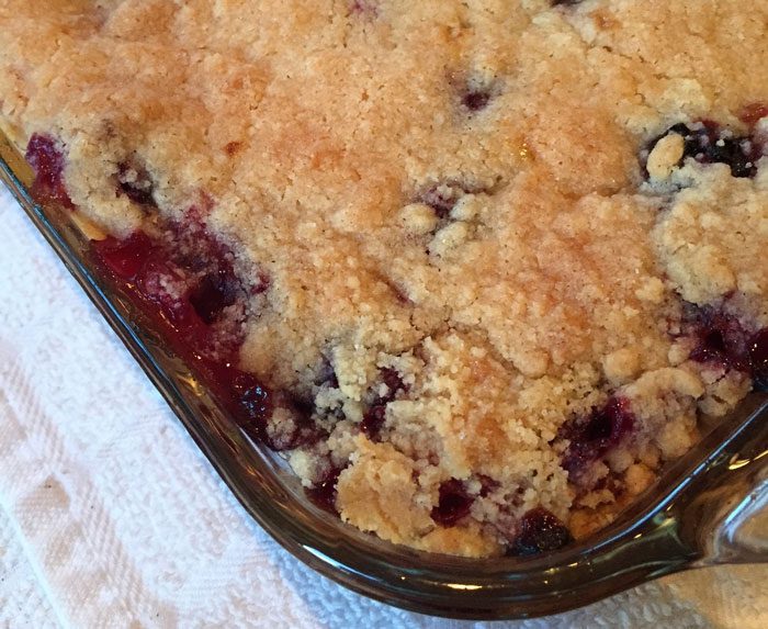 Homemade Blackberry Cobbler