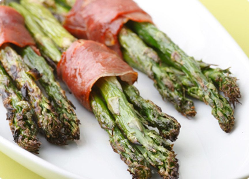 A picture of Roasted Asparagus with Prosciutto