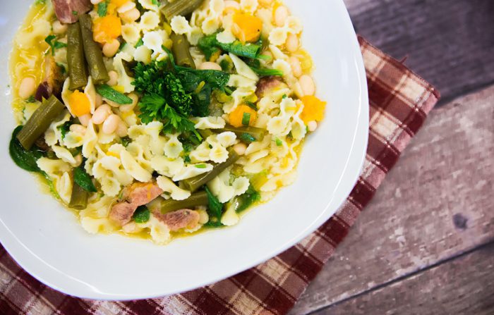 Butternut Squash and Bean Minestrone