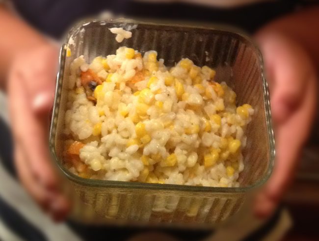 Creamy Corn Risotto