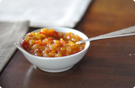 Peach Pepper Salsa